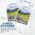 thumbnail image 3 of (2 Pack) Mount Rainier National Park Bumper Sticker - US National Park - Choose from 63 Parks - 5" On Longest Side - Decal for Car Bumper, Laptop, Water Bottle, Wall, and Window - BMCS1533, 3 of 7