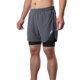 thumbnail image 3 of Shorts de running 2 en 1 para hombre con bolsillos para toallas de secado rápido Arsuxeo pantalones cortos de hombre, 3 of 7