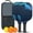 Black-3, variant on Pickleball Paddles Set Of 2, Fiberglass Surface, Fluid Smoke Aurora Art Style, 4 Balls & Bag