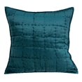 thumbnail image 1 of Parkland Collection PILE11175P Cyrene Teal Square Transitional Pillow Cover with Poly Insert - 20 x 20 x 7 in., 1 of 1