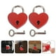thumbnail image 3 of 2 juegos de mini candados con forma de corazón, candados de amor, candados pequeños con llave, candado de amor para puente, 3 of 6