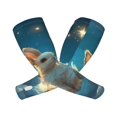thumbnail image 2 of Daiia Cute Angel Winged Rabbit UV Sun Protection Arm Sleeves - Cooling Compression Arm Sleeve - Sports & UV Arm Sleeves for Men & Women, 2 of 8