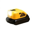 thumbnail image 1 of Adaptador de Batería con Luz LED Puerto Dual USB Tipo C para Batería Li-ion Makita/Dewalt/Bosch/Milwaukee/Black Decker 18V 20V, 1 of 19