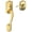 Polished Brass, variant on Schlage Fe285-Cam-Acc-Cam-Rh Camelot Lower Handle Set For Electronic Keypad