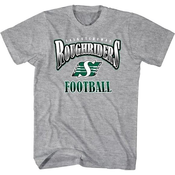 CFL Saskatchewan Roughriders Raiders Sport-Grey T-Shirt