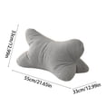 thumbnail image 3 of PONPRNGY office Long Term Sitting Waist Chair Waist Pillow Lunch Break Cushion Pillow Cervical Vertebra Pillow Foot Pad Leg Lifting Pillow, 3 of 6