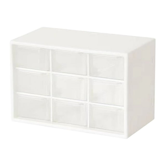 Drawer Organizer under $5! CQCYD Desktop Drawer Organizer, Multi Compartment Storage Box for Small Items, Transparent Jewelry Makeup Organizer, Office Supplies Storage