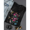 thumbnail image 3 of Humming Birds And Flowers T-Shirt Women -SPIdeals Designs, Female XX-Large, 3 of 4