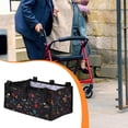 thumbnail image 1 of BELOVING Under Seat Rollator Bag Detachable Easy Installation Multifunctional Storage Clovers Large, 1 of 10