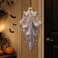 thumbnail image 2 of Halloween Cascade Wall Light, Gothic Hanging LED Wall Decor with Ghost Veil Design for Entryway Living Room Mantel Stair Wall Halloween Decoration, 2 of 6
