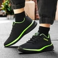 thumbnail image 2 of Men's Sneakers Breathable Knit Mesh Running Shoes with Soft Sole and Lace Up Closure for Casual Wear, 2 of 9