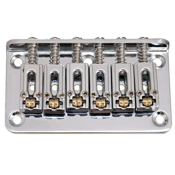 Adjustable Hardtail Guitar Bridge Body Through for 6 String Electric Guitar Parts Accessories