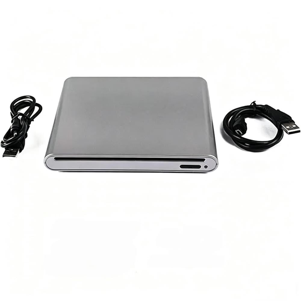 External Blu-Ray Burner BD-RE Writer BD-ROM Reader 3D Playback CD DVD Recorder for Desktop/Notebook Windows XP/7/8/10, Mac OS