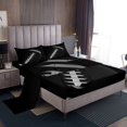 thumbnail image 1 of Erosebridal Rugby Football Bed Sheets Set Full Size, Sports Player Bed Sheets Full, Teenager Adult Sheet Set Full, Lightweight Room Decorative, 4pcs, 1 of 6