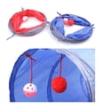 thumbnail image 4 of Túnel Divertido Para Gatos, 2 Agujeros, Tubos De Juego, Bolas, Juguetes Plegables Para Gatitos Arrugados, Cachorros, Hurones, Conejos, Túneles Para Perros Monstrate PT001409-00, 4 of 6