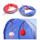 thumbnail image 4 of Túnel Divertido Para Gatos, 2 Agujeros, Tubos De Juego, Bolas, Juguetes Plegables Para Gatitos Arrugados, Cachorros, Hurones, Conejos, Túneles Para Perros Scienceny PT001409-00, 4 of 6