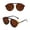A Brown, variant on Sunglasses Sun Glassesfor Women Mens Sunglasses Classic Trend Ladies Sunglasses Sunglass Goggles for Women Sunglasses Womens Trendy Sunglasses Men Sun Glasses Brown One Size