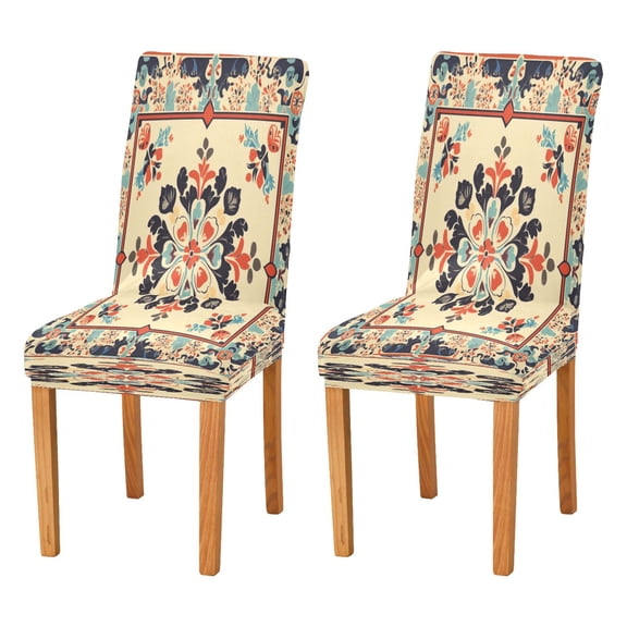 BZSMCE Chairs Slipcovers Dining Chair Covers Design Art Regular Prinetd Creative Pattern