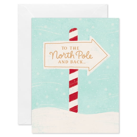 American Greetings Christmas Card Bundle for Anyone, North Pole (Pack of 8)