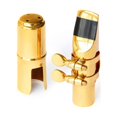 thumbnail image 5 of Embouchure de Saxophone Tenor Plaqué Or 7 avec Capuchon, 5 of 5