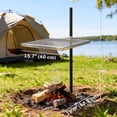 thumbnail image 3 of Outsunny Swivel Campfire Grill, 360° Adjustable Campfire Cooking Grate, 3 of 10