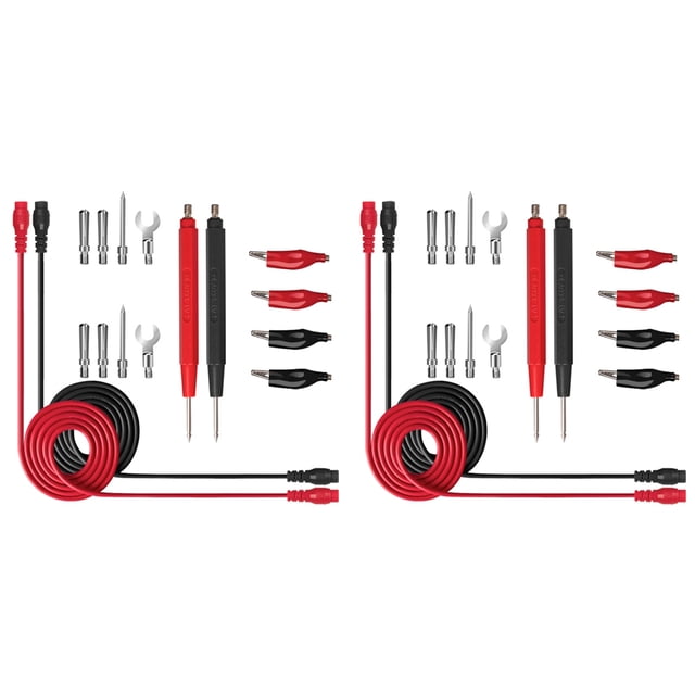 32Pcs Multimètre Test Sonde Test Conduit Kit pour Multimètre Numérique Clips U Sonde de Type