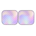 thumbnail image 7 of Disketp 2 Piece Fish Scale1 Pattern Windshield Sunshades,Folding Windshield Sun Shade For Car Suv Trucks Sedan,Blocks Uv Rays Sun Visor Protector-Medium, 7 of 7