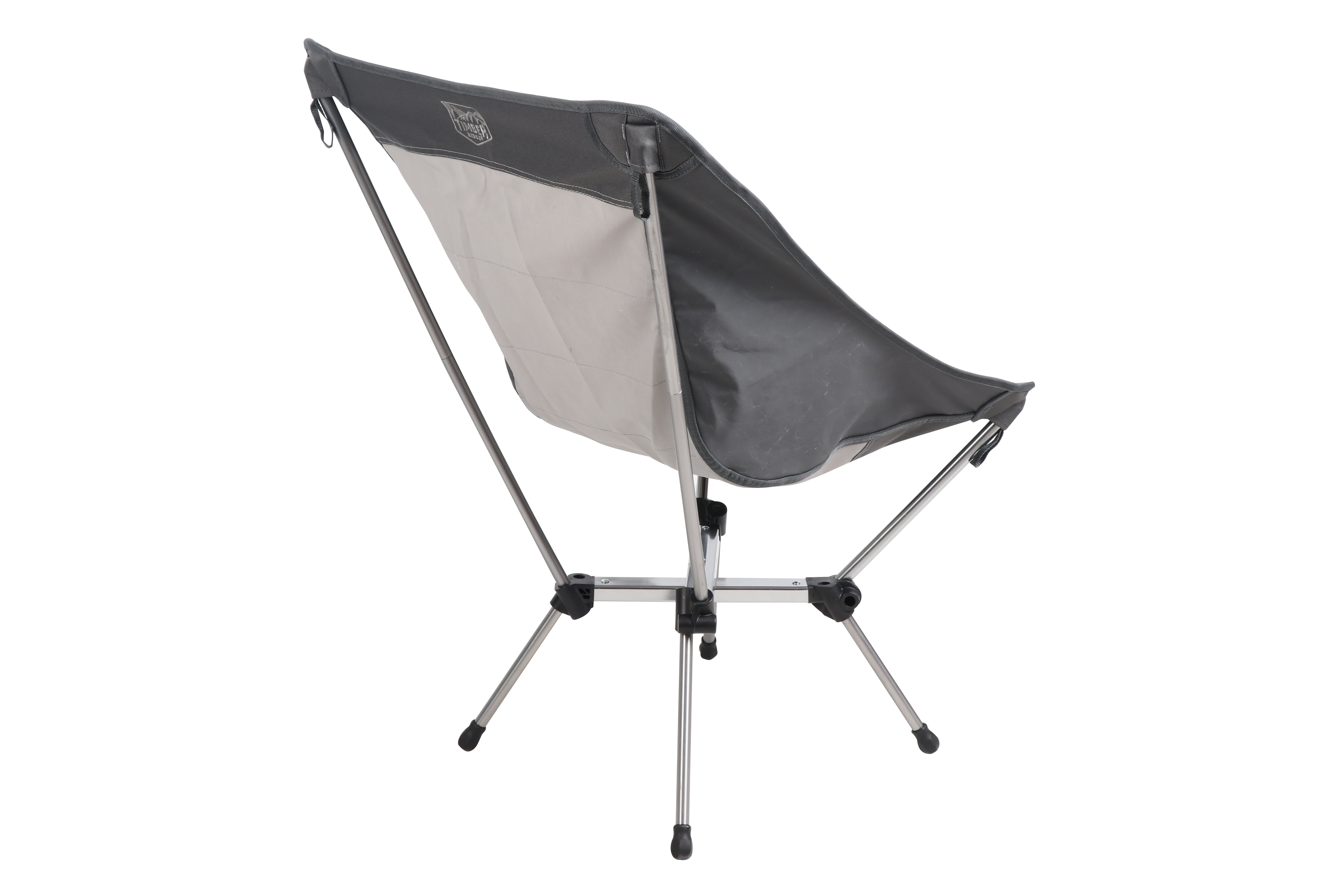 Timber Ridge Yew Backpack Camping Chair with Table, Gray