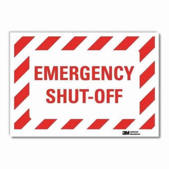 Lyle Safety Decal,Reflective Vinyl,5inHx7inW, U7-1060-RD_7X5 U7-1060-RD_7X5