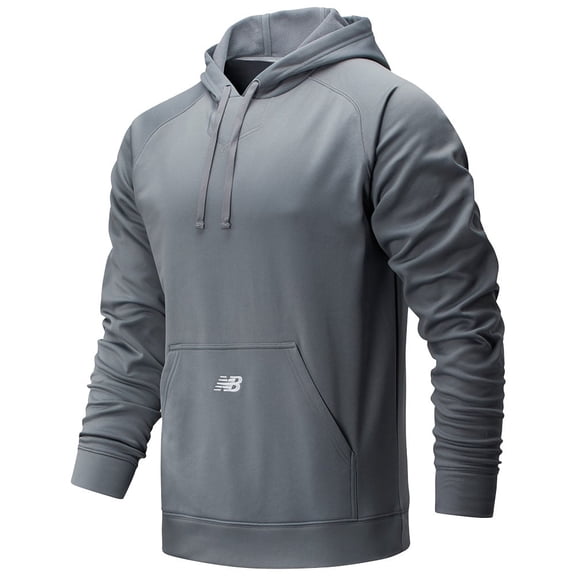 New Balance Men's Performance Tech Baseball Hoodie Grey M