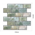 thumbnail image 3 of DEWOO 10 Sheets Peel and Stick Tile Backsplash for Kitchen Wall Tile, Self Adhesive Brick Backsplash Subway Tiles Backsplash, Stick on Tiles Kitchen Backsplash(Retro Green,10.6"x10"), 3 of 11