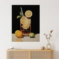 thumbnail image 4 of Long Island Iced Tea Refreshing Cocktail Drink Kitchen Realistic Oil Painting Extra Large XL Wall Art Poster Print, 4 of 5