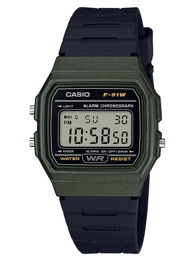 Casio Adult Men's Basic Digital Watch F91WM-3A