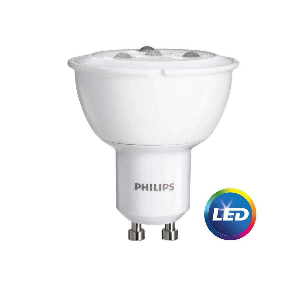 Aftensmad brændt Lover og forskrifter Philips LED Dimmable Flood Light Bulb, GU10, Bright White, 50 WE, 3 Ct -  Walmart.com