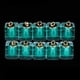 thumbnail image 5 of 10pcs pequeña de cristal multicolor colgante adornos para Navidad Azul claro, 5 of 9