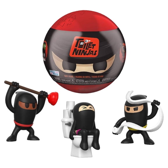 Paka Paka Funko Capsule Mystery Figure | Toilet Ninja | One Random