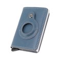 thumbnail image 2 of Billetera para tarjetas de crédito aleación de aluminio antipérdida PU protege la información billetera con clip para dinero ultrafina para compras para hombres ANGGREK  Otros, 2 of 7