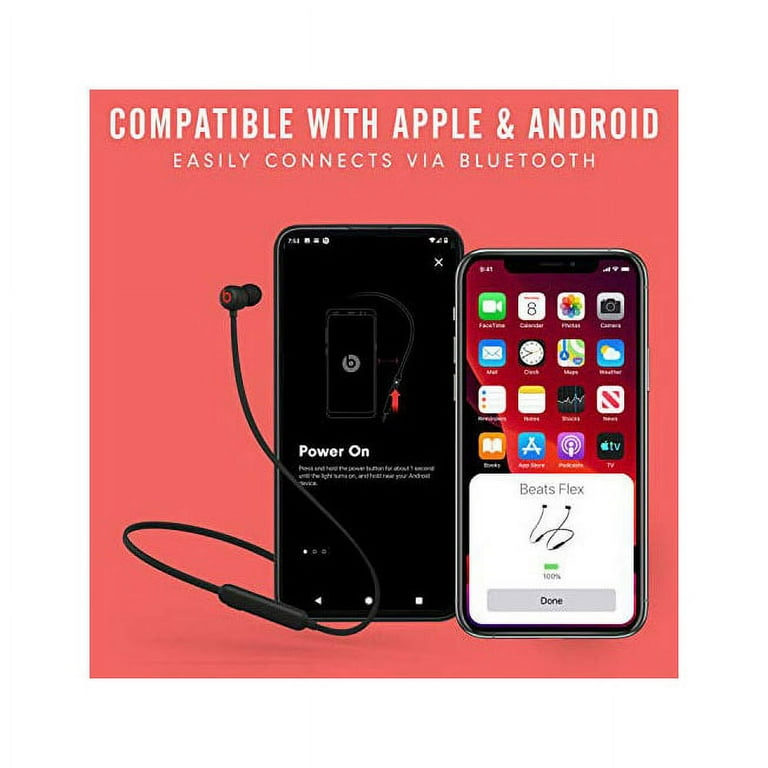 Beats Flex Wireless Earphones - Black(New-Open-Box) - Walmart.com