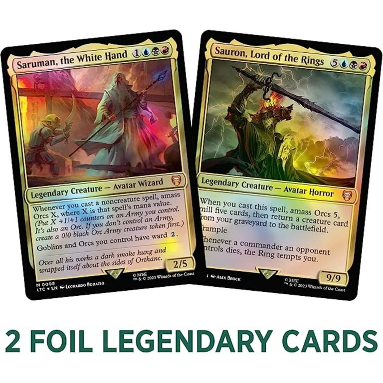 Magic the Gathering Lord of The Rings Tales of Middle Earth The Hosts of  Mordor Commander Deck