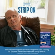 Breathe Right Nasal Strips, Lavender, Nasal Congestion Relief due to Colds & Allergies, Drug-Free, 26 count