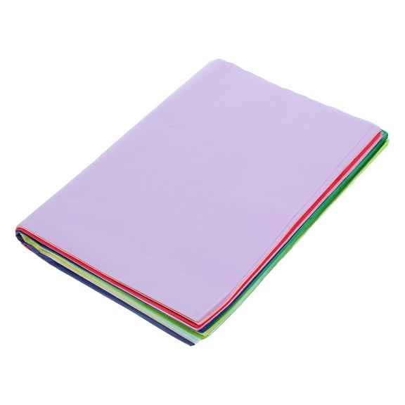 HOOWIFFY Craft Tissue Paper 100 Sheets Assorted Colors Lightweight for Creative Projects Home Decor and Crafts