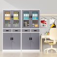 thumbnail image 5 of MIIIKO 71" Tall Storage Cabinet, Metal Cabinets with Glass Doors and Shelves,Kitchen Organization and Storage Drawers for Home Office, 5 of 7
