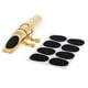 thumbnail image 2 of 24Pcs 0.3mm Boquilla Parches Almohadillas Cojines para Alto Sax Tenor Saxofon Negro, 2 of 3