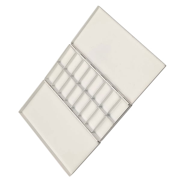 unbranded Estuche Metálico Portátil Para Pintura Acuarela Con Paleta Plegable Y Compartimentos Organizadores