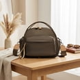 thumbnail image 3 of Nylon Versatile Shoulder Bags Large Capacity Crossbody Bags for Women Ladies Work Shopping Travel Daily Use (Brown), 3 of 7