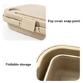 thumbnail image 2 of Cesta de picnic plegable, caja de almacenamiento para acampar, contenedor de frutas y alimentos (café), 2 of 8