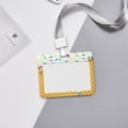 thumbnail image 6 of Naloa White Ice Cream Card Badge Holder Work Badge Sleeve for Office, School, Factory, ID Credit Cards, Driver Licenses and Passes, 6 of 7
