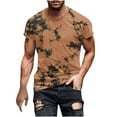 thumbnail image 2 of Awdenio Mens New Fashion Casual Men T-shirt Print Sports Short Sleeve Round-Neck Blouses Shirts for Summer, Sports, Outdoor, 2 of 5