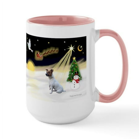 

CafePress - NIGHT FLIGHT & JRT #6 Large Mug - 15 oz Ceramic Large Mug