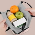 thumbnail image 5 of Insulated Waterproof Lunch Box Freezable Cooler Bag with Adjustable Strap Portable Picnic Food Container 9.45x7.87x5.51 inch(Gray), 5 of 6